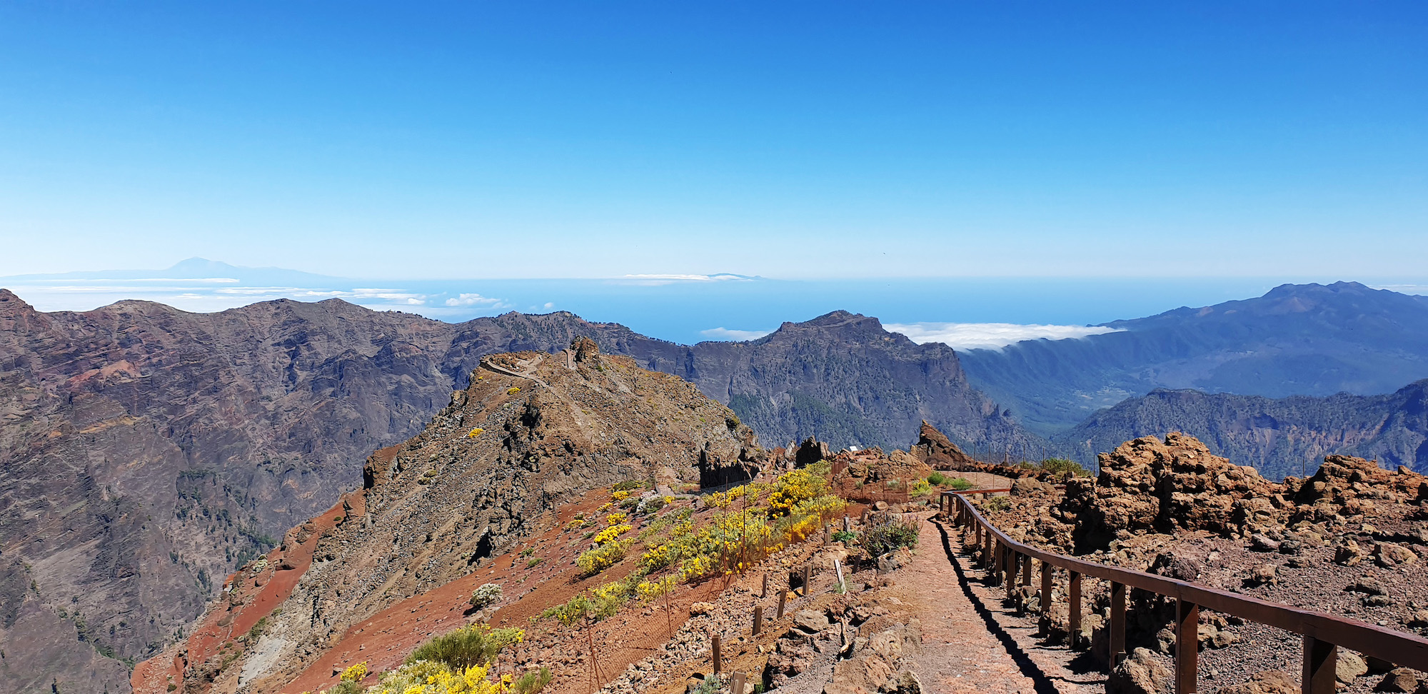 Impresionante vista desde El Roque de Los Muchachos